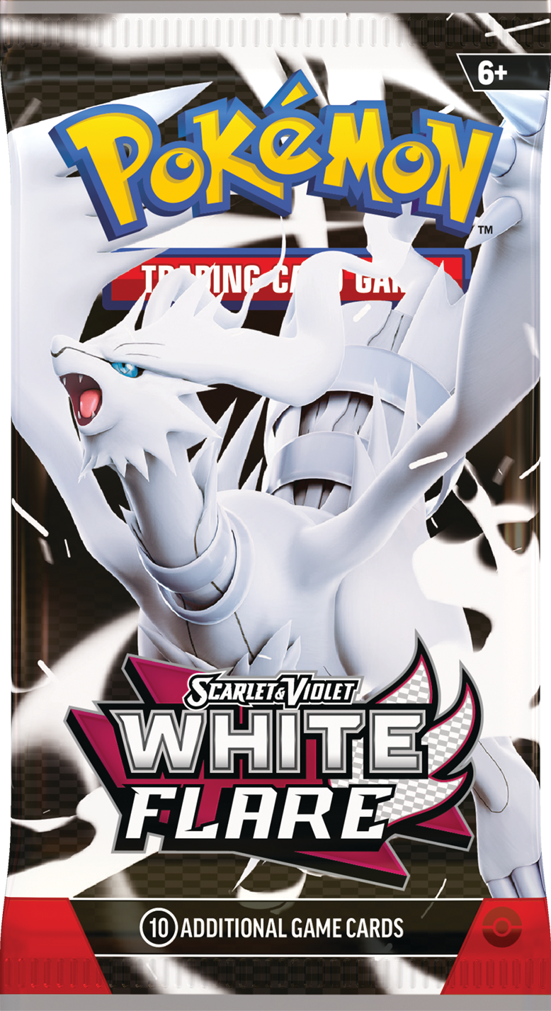 Pokémon TCG White Flare Reshiram Pack Art