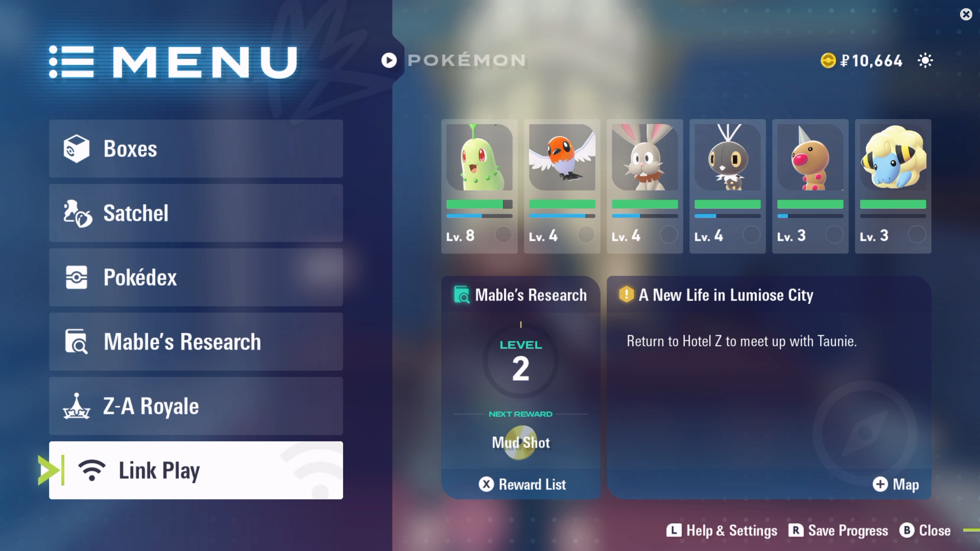 Main Menu
