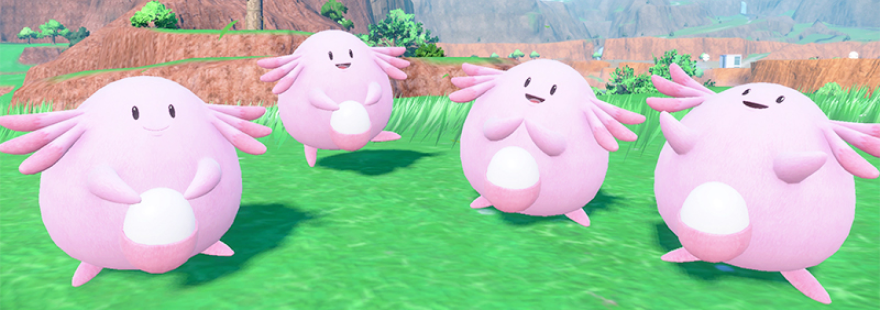 Chansey is appearing in Mass Outbreaks in Pokémon Scarlet & Violet!