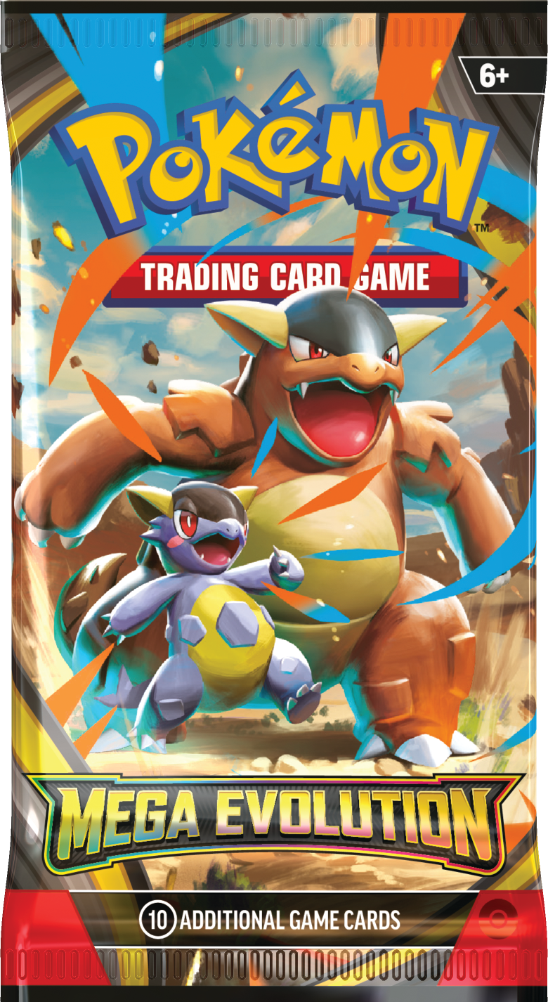 Mega Kangaskhan pack art for Pokémon TCG: Mega Evolution