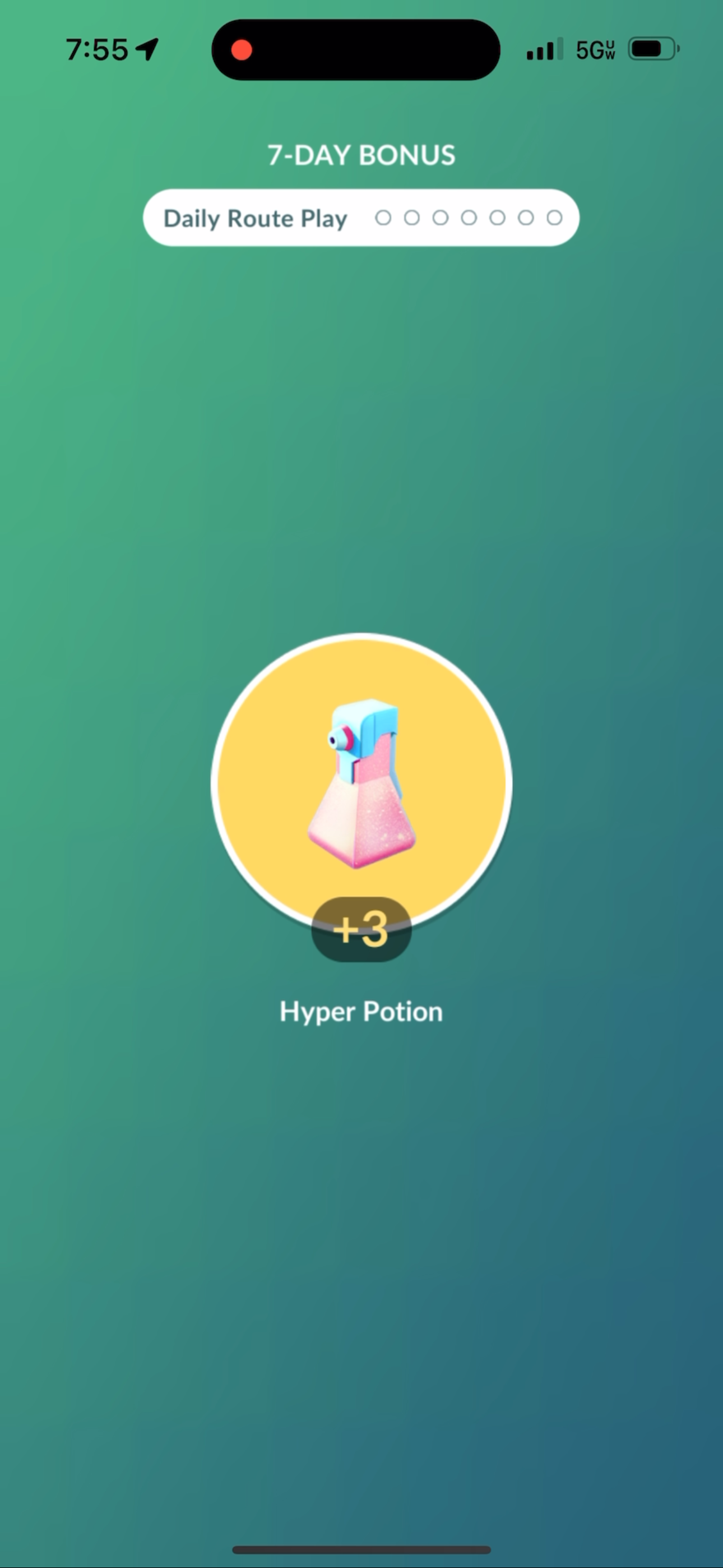 Hyper Potions might be rewarded when Pokémon GO Trainers finish Routes.