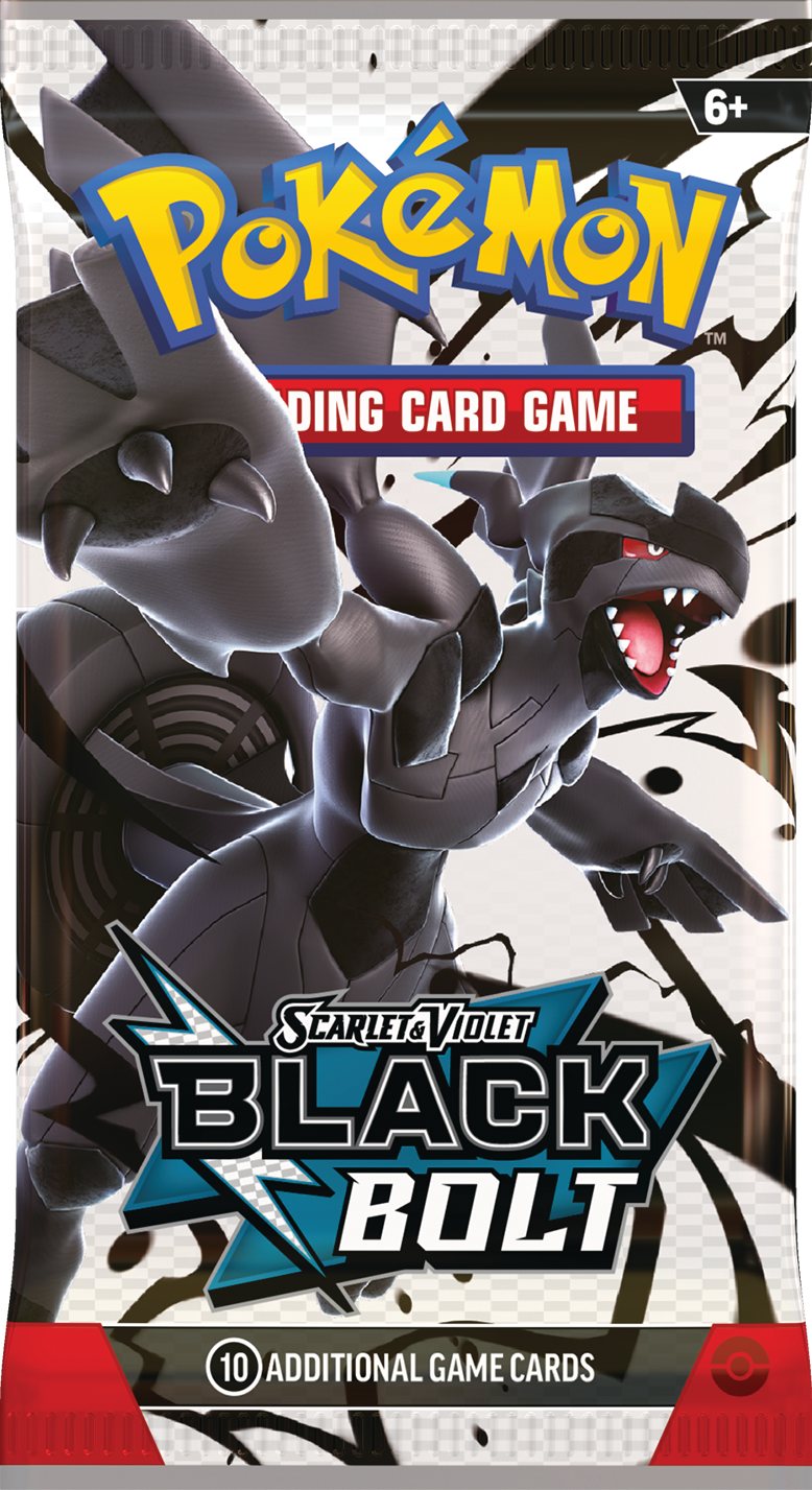 Pokémon TCG Black Bolt Pack Art