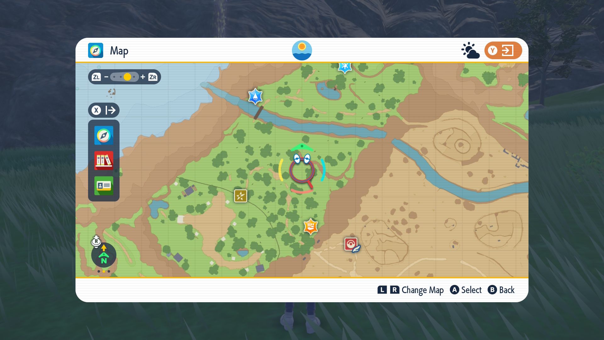 Map of Tagtree Thicket