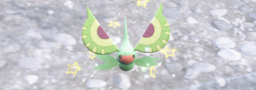 The ultimate guide on shiny hunting the Bug/Flying-type Pokémon Masquerain in Pokémon Scarlet & Violet.