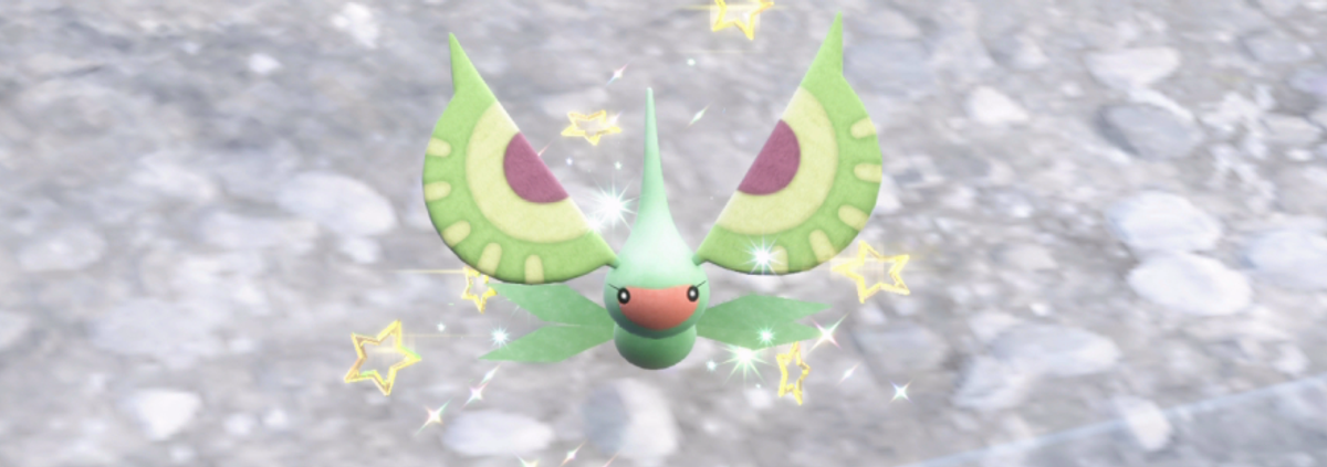 The ultimate guide on shiny hunting the Bug/Flying-type Pokémon Masquerain in Pokémon Scarlet & Violet.