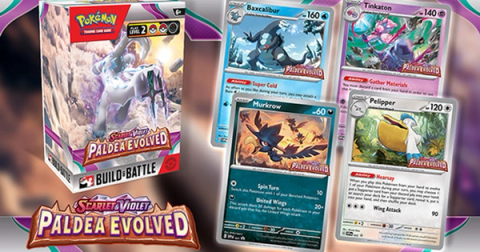 Scarlet & Violet—Paldea Evolved Build & Battle Box and promo cards