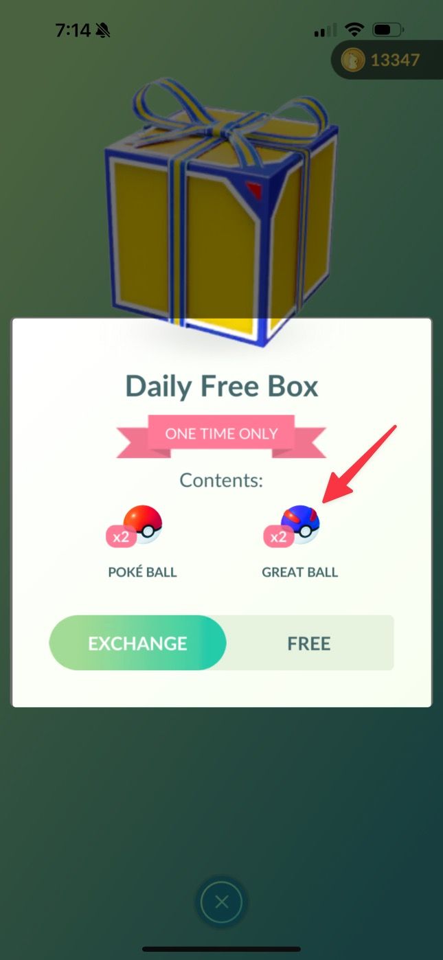 Great Balls available from the Daily Free Box in the Pokémon GO Shop.