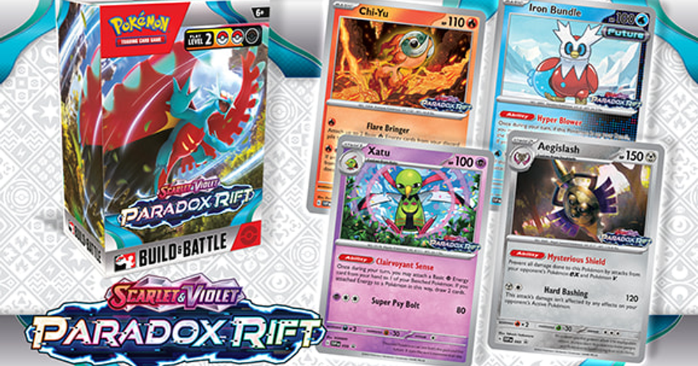 Scarlet & Violet—Paradox Rift Build & Battle Box and promo cards