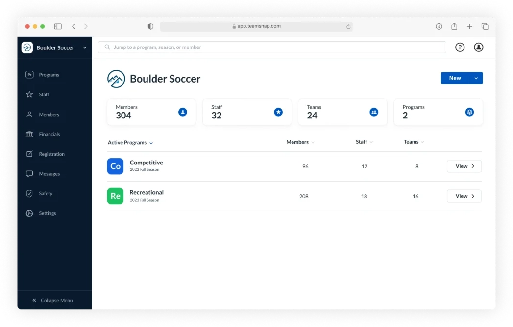 TeamSnap for Business A central hub for youth sports management