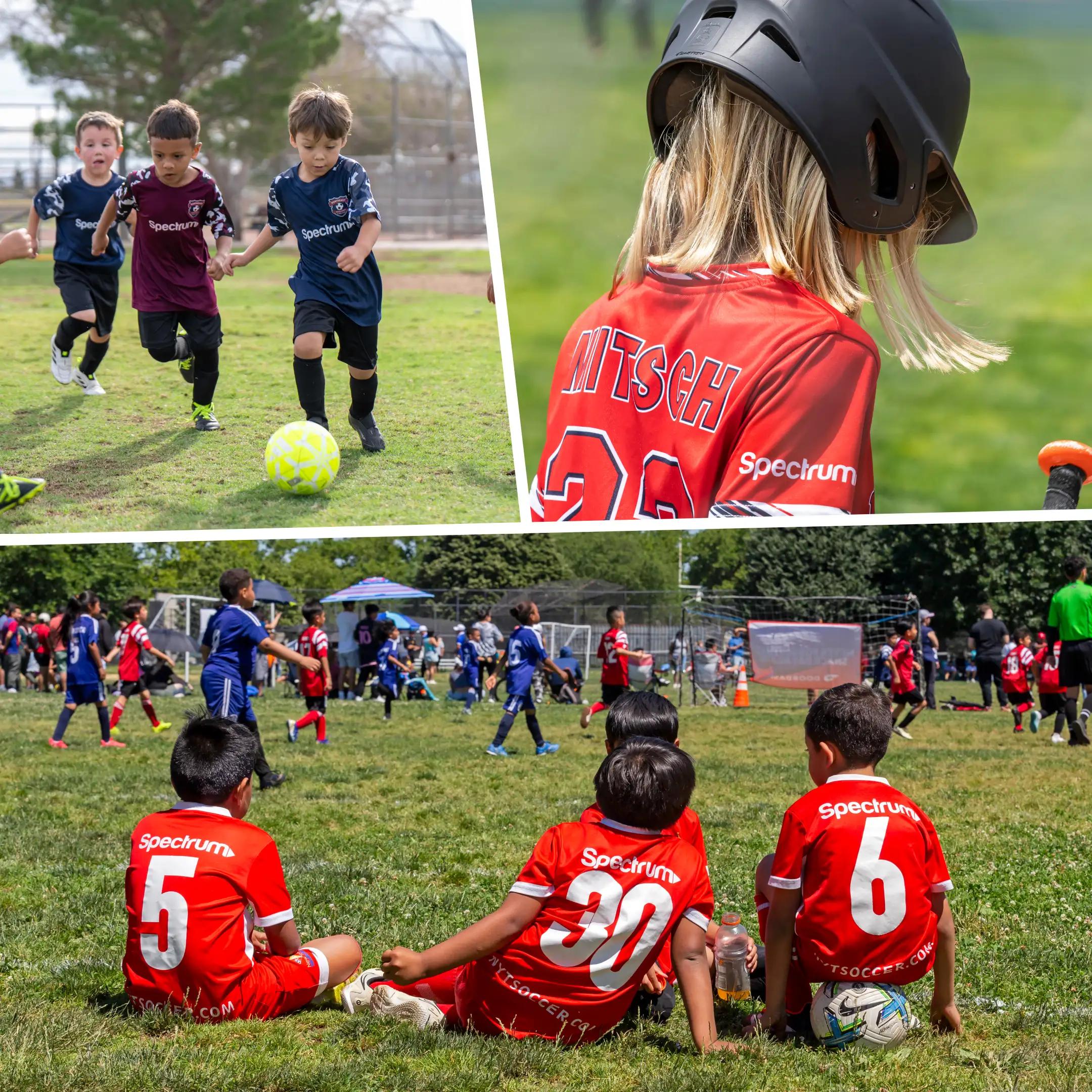 Spectrum Sponsorship supporting local youth sports leagues