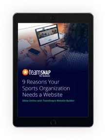 Cover Ebook 9 Reasons your sports organizations needs a website
