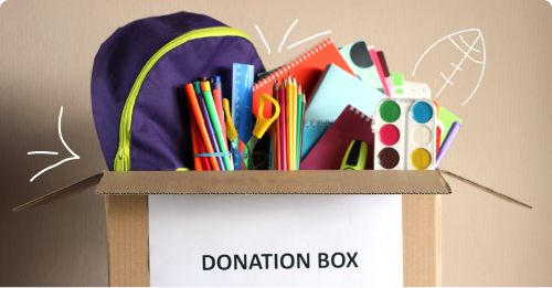 Back-To-School Donation Box