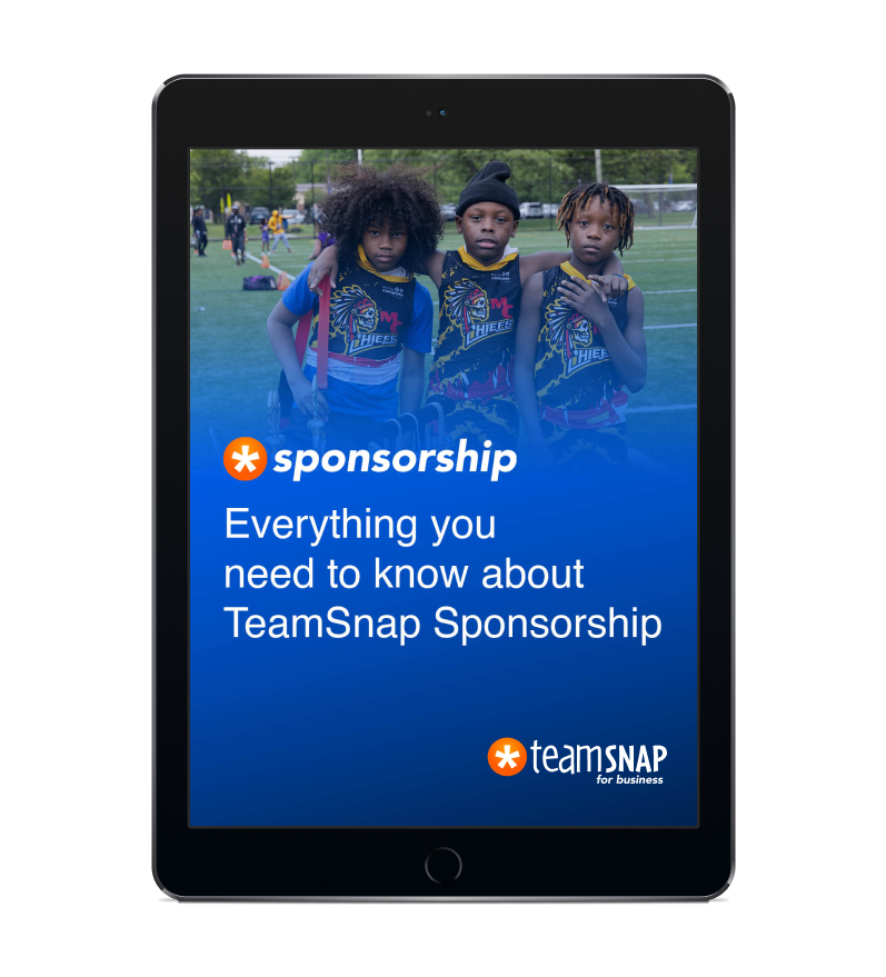 Ebook Everything you need to know about TeamSnap Sponsorship