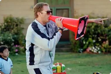 Coach talking to his team