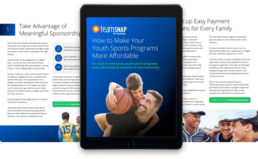 How to Make Your Youth Sports Programs More Affordable E-Book
