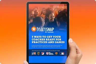 E-Book cover 3 ways to get your coaches ready for practice and games