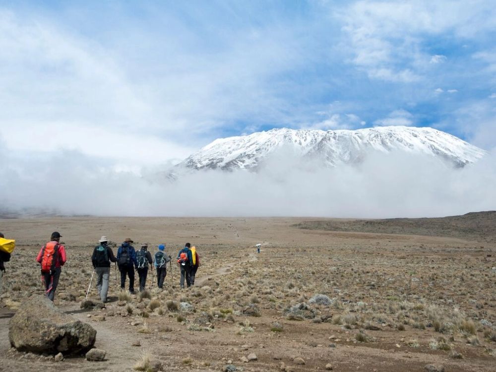 Climbing Uhuru Peak