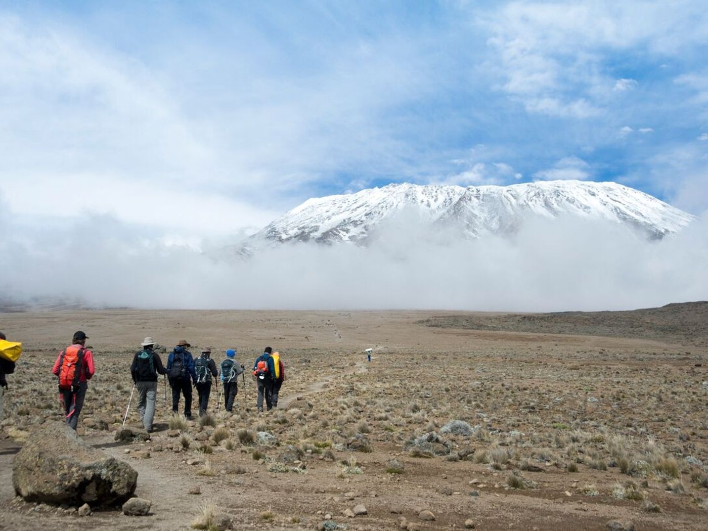 Trekking threw dessert
