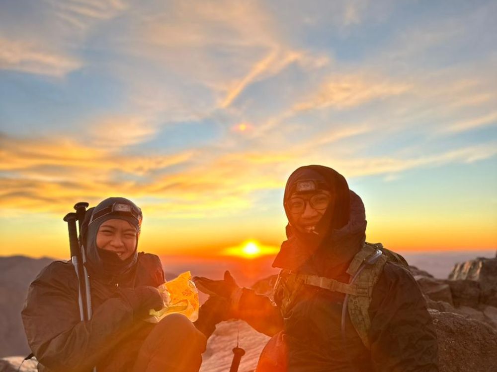 Sunrise over the Sahara