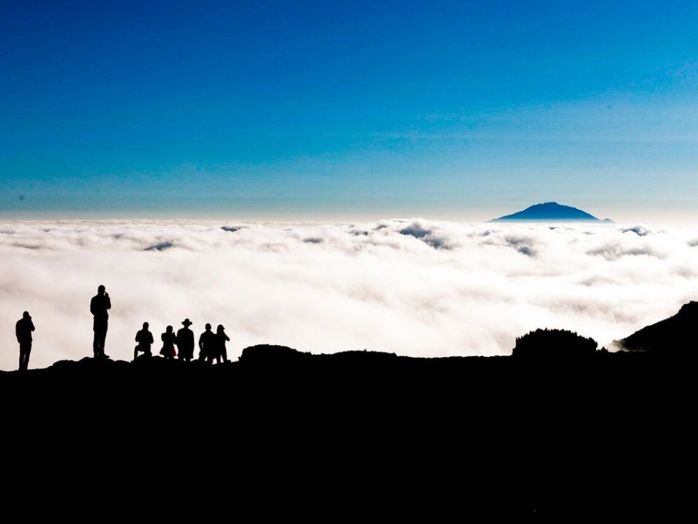 View over the clouds