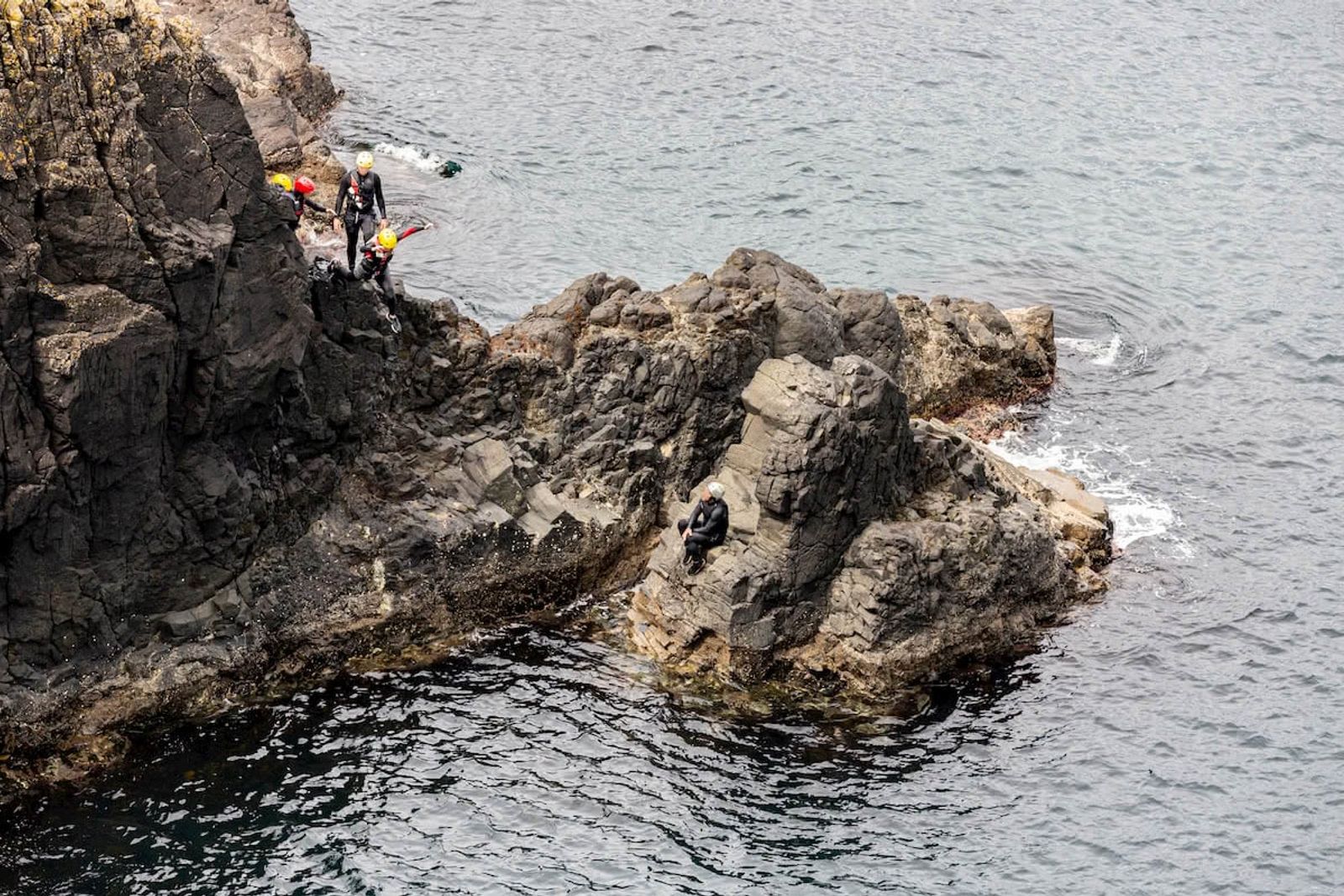 Surfing coasteering and wild camping - coasteering newquay