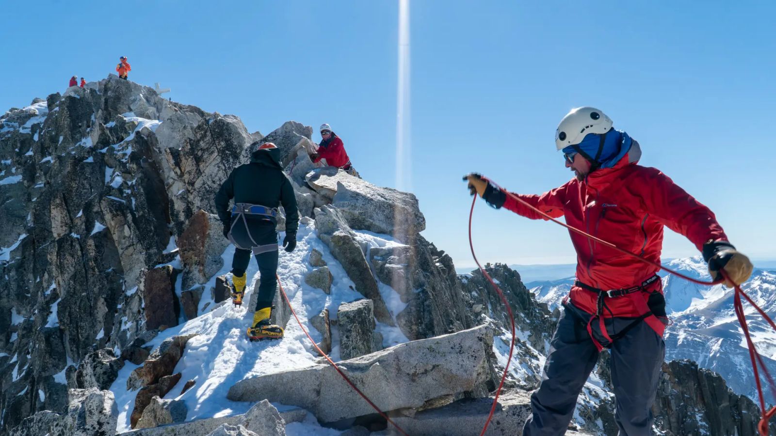 Pyrenees Mountaineering Course - summiting Anneto-1920