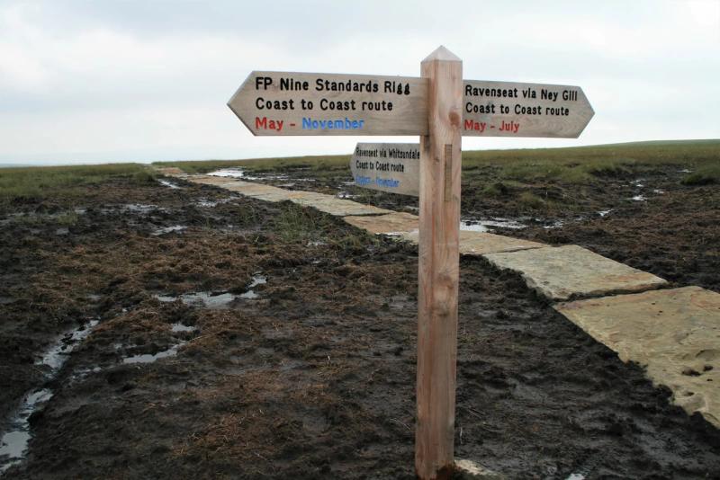 Sign on the rute