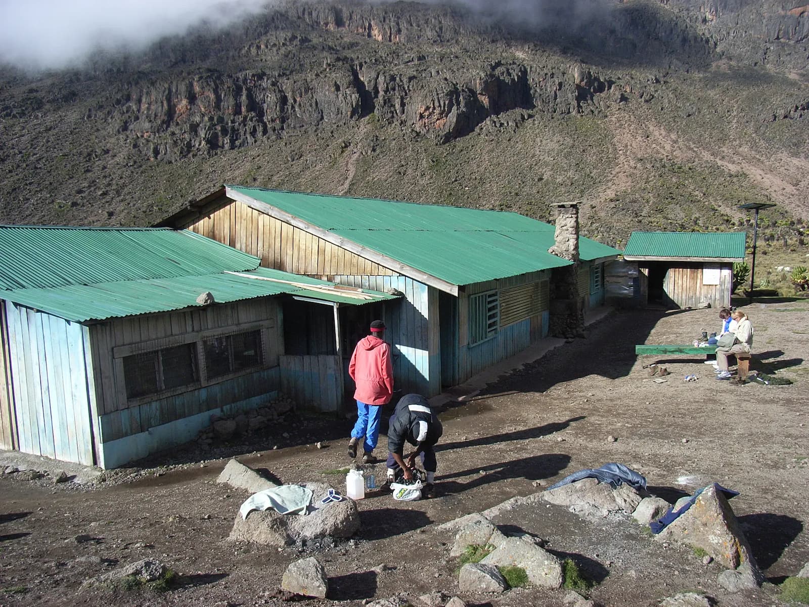 Summit Mount Kenya - Shiptons Camp - Credit David Howells