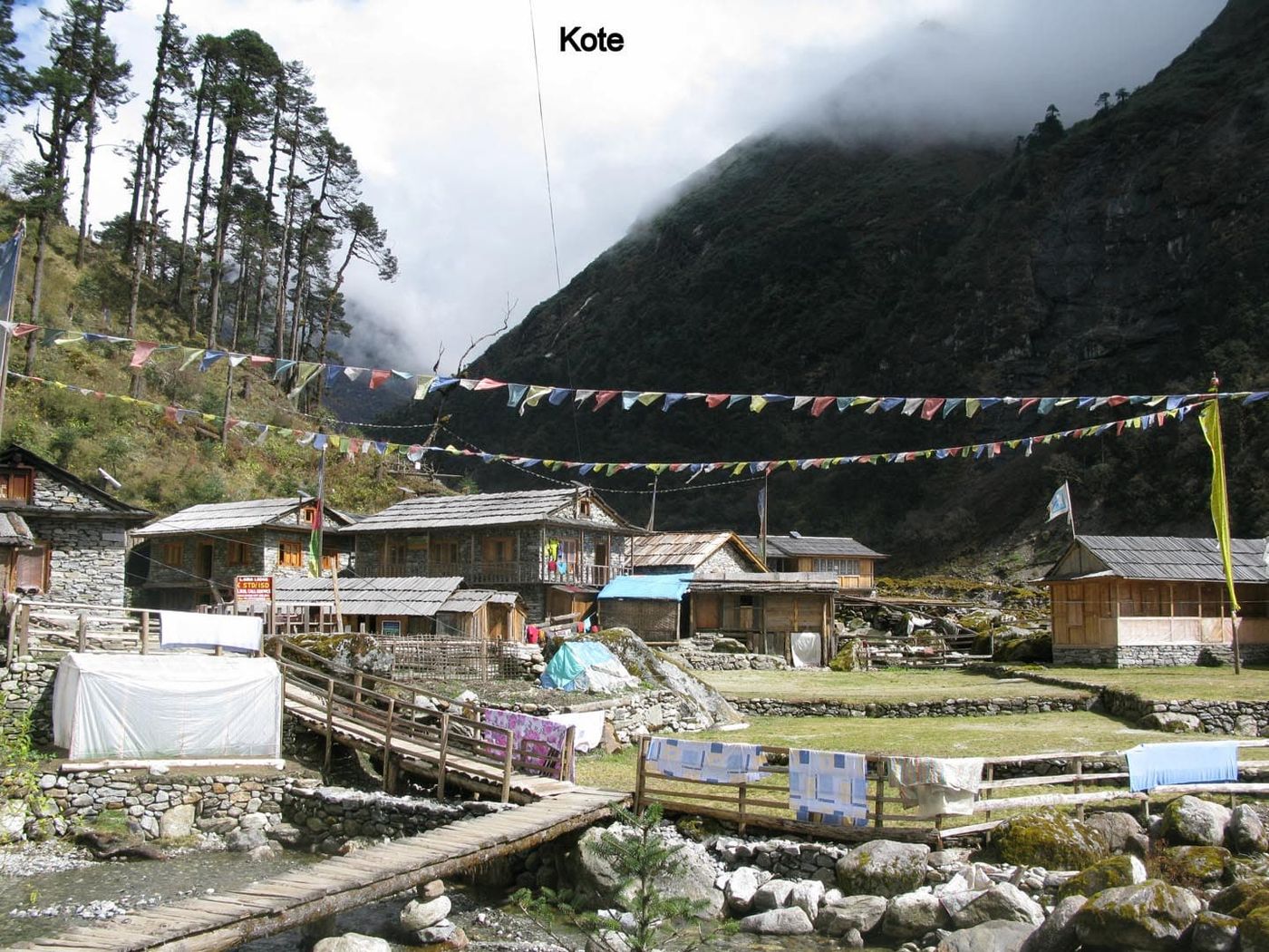 Village on the way Kote