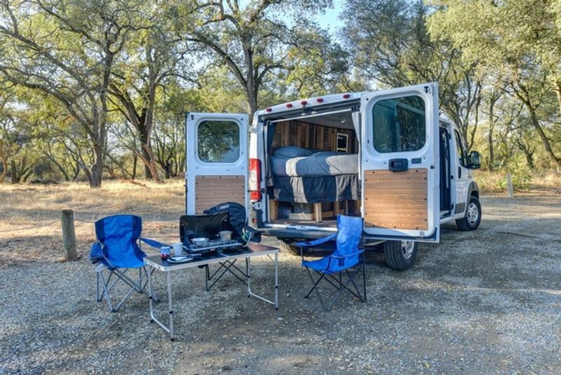 Camping adventure van living