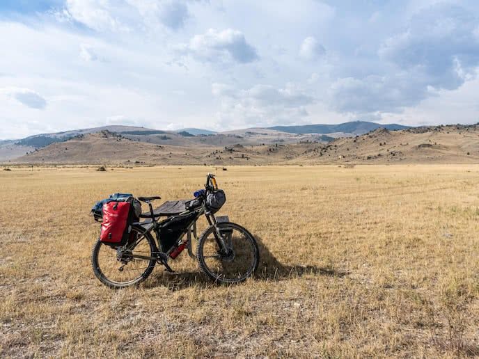montana mountain bike for bicycle touring