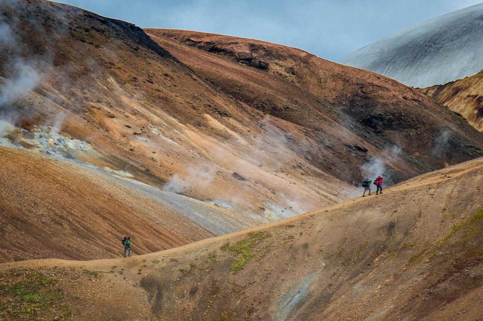 Laugavegur - hiking landscape dramatic view