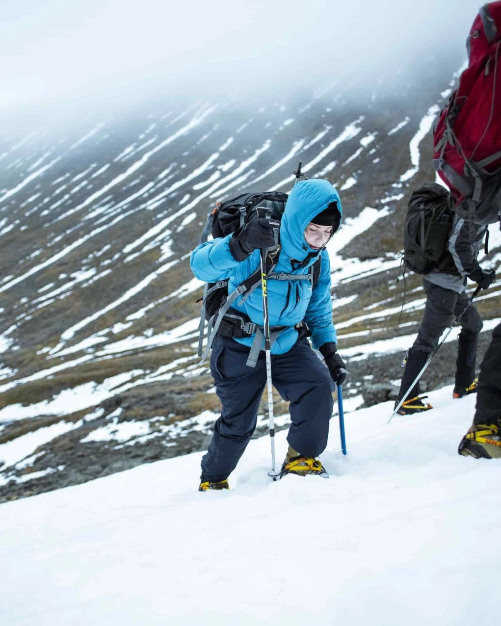 Women hiking up Ben Nevis