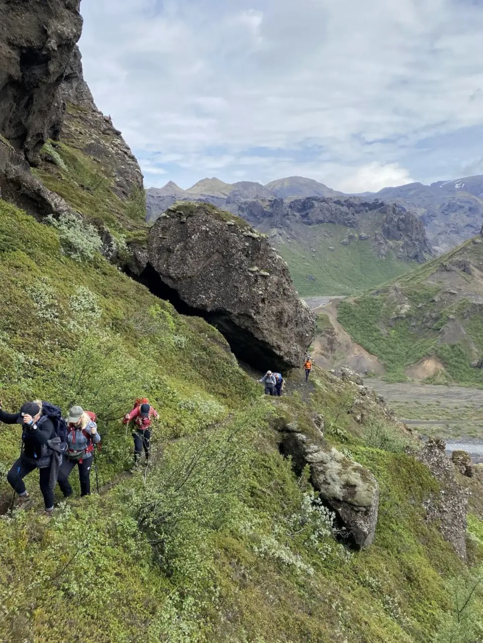 Thorsmork - mountain hiking group iceland