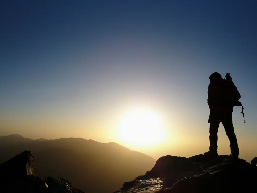 Sunrise over the Sahara