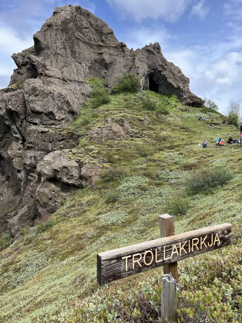 Thorsmork - trollkirkja hiking scenery