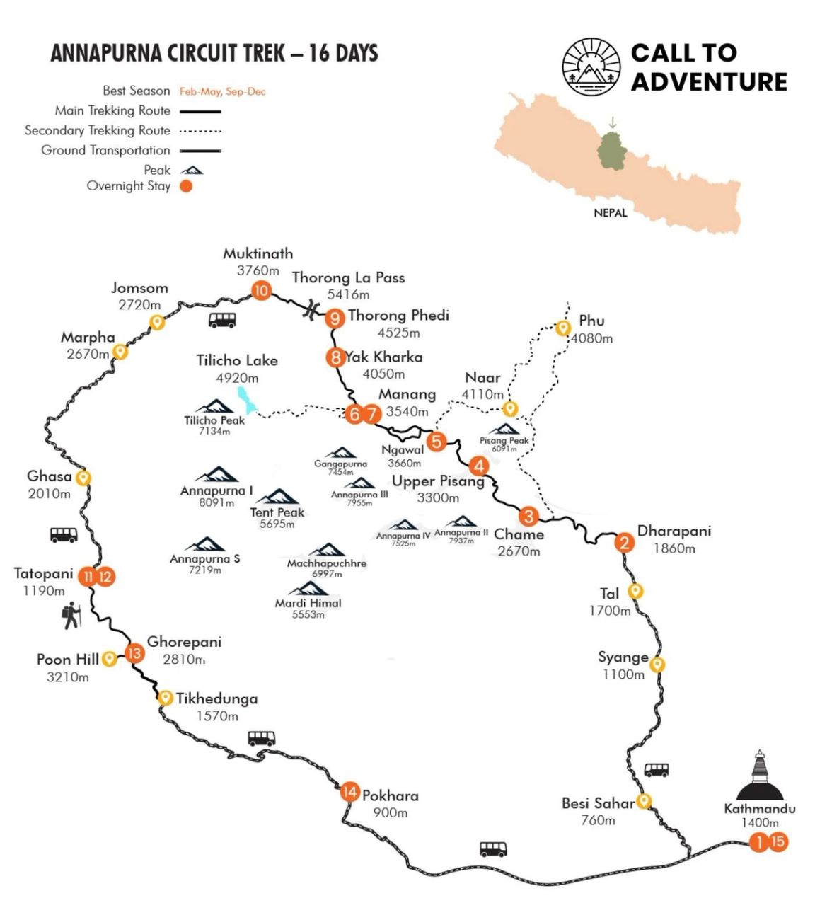 Annapurna Circuit Trek - 16 Days - Photo 40