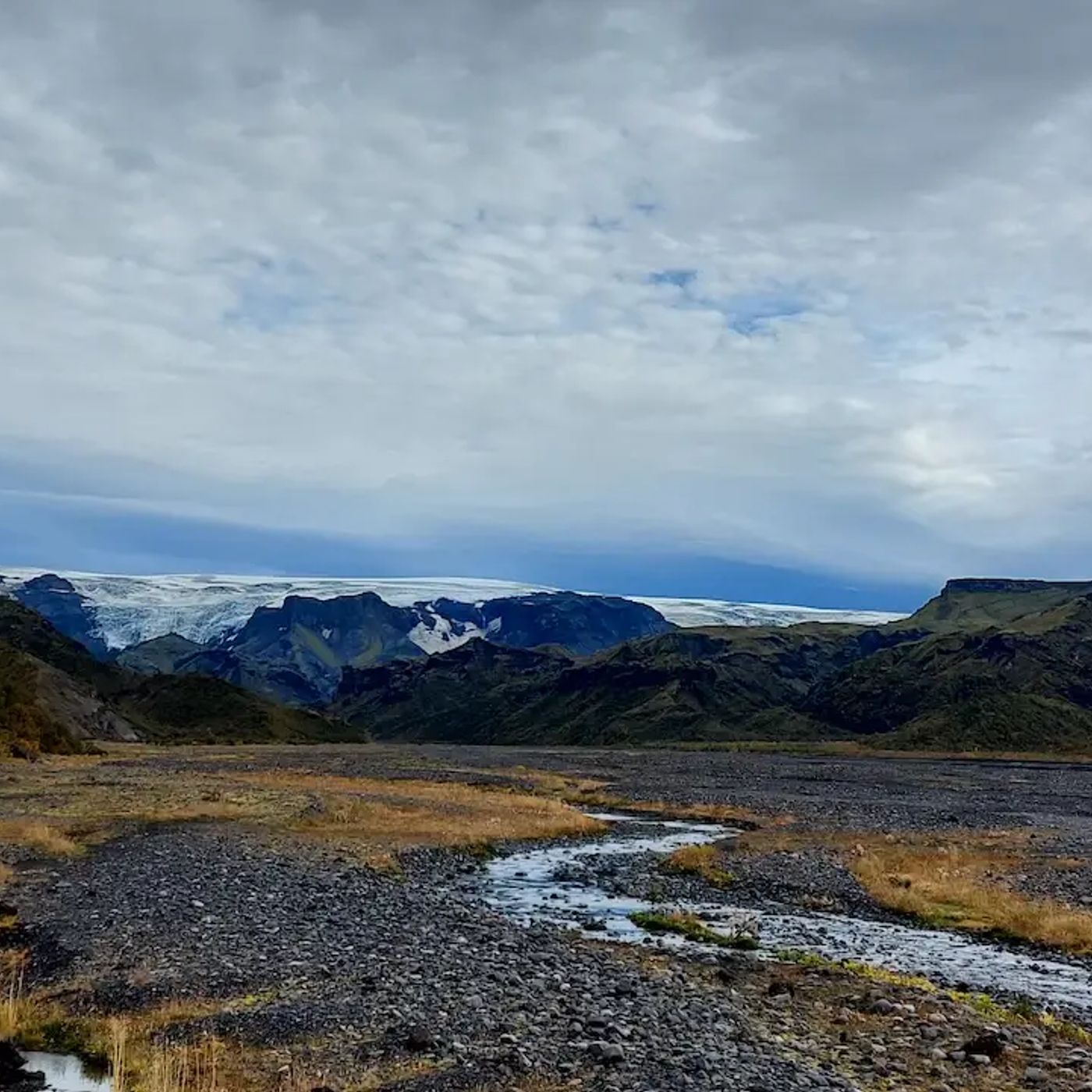 Thorsmork - icelandic glacial landscape