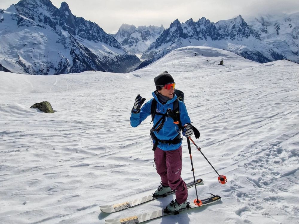 Ski teacher at Chamonix