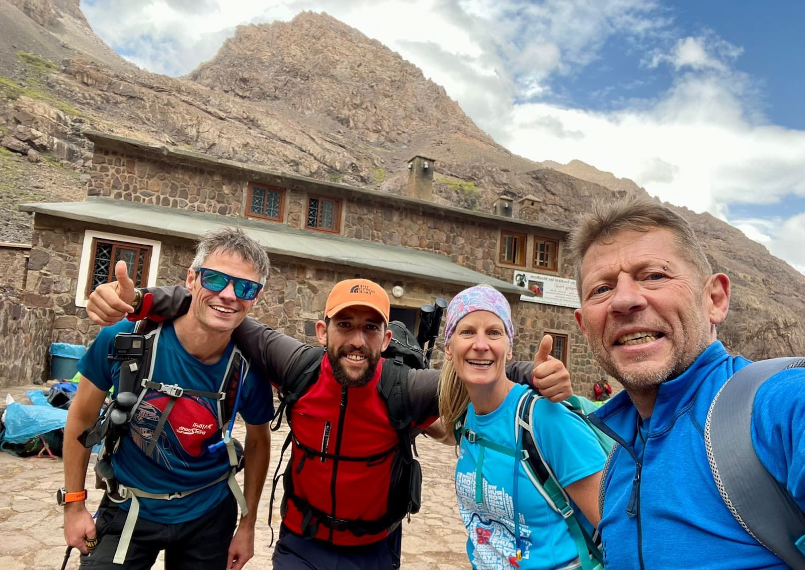 Mount Toubkal Trek - Selfie with guide