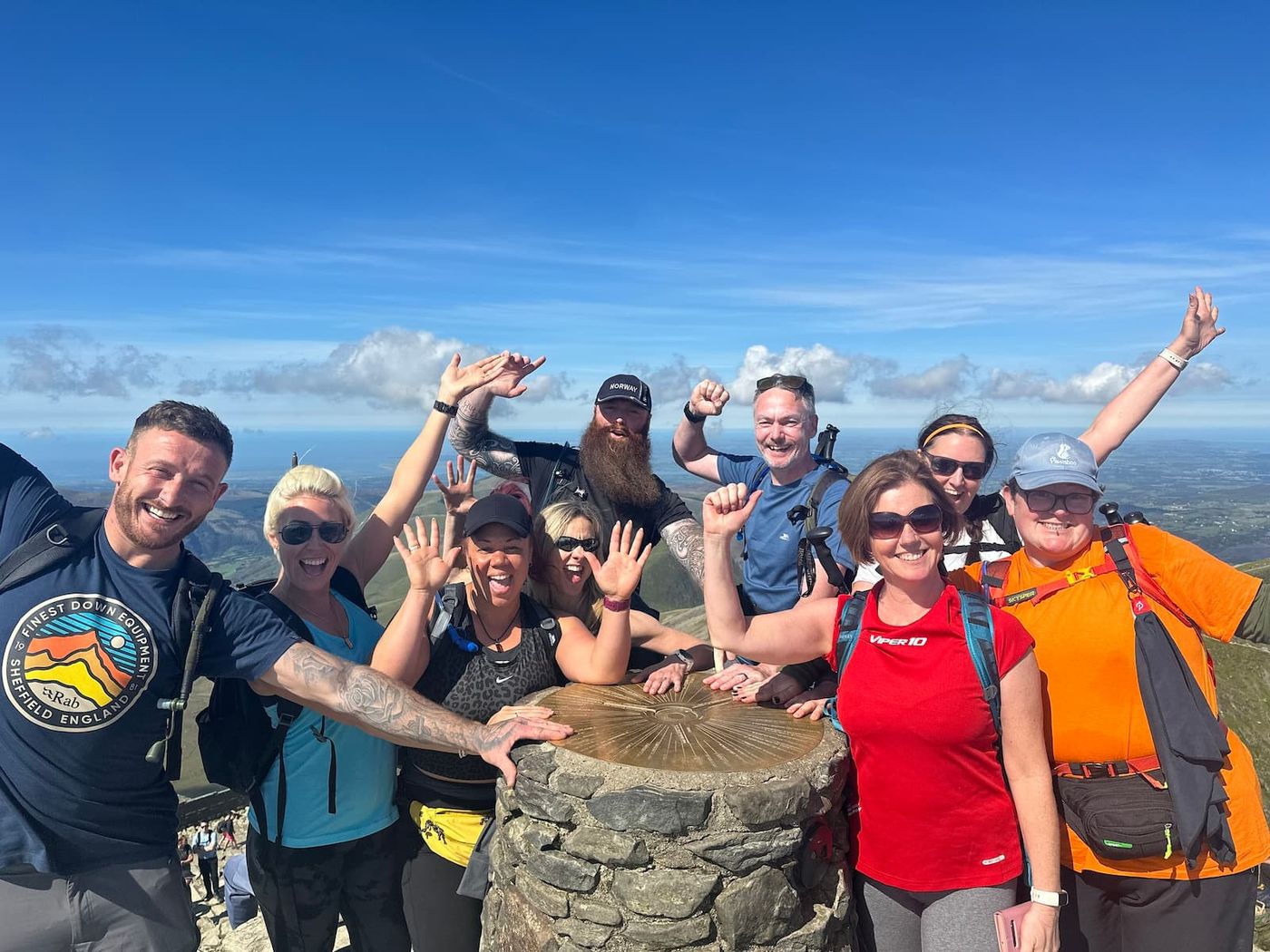 National 3 peaks at top