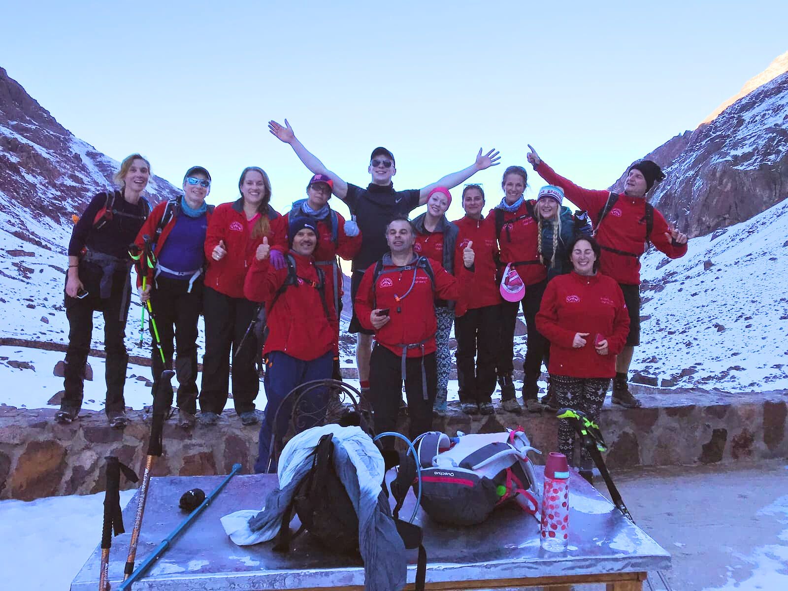 Mount Toubkal Winter Trek - Group photo