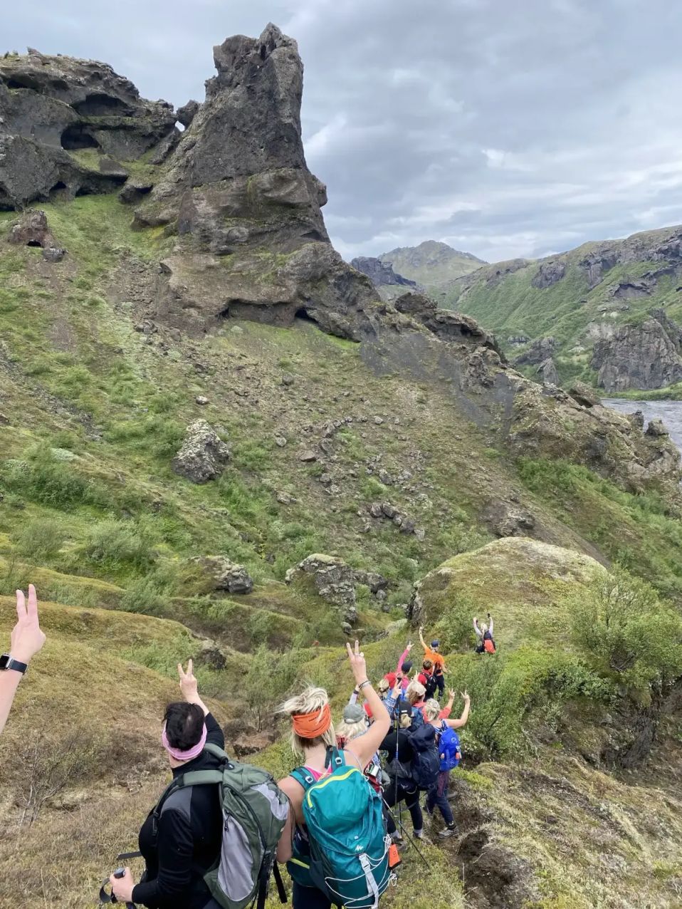 Thorsmork - hiking group iceland nature