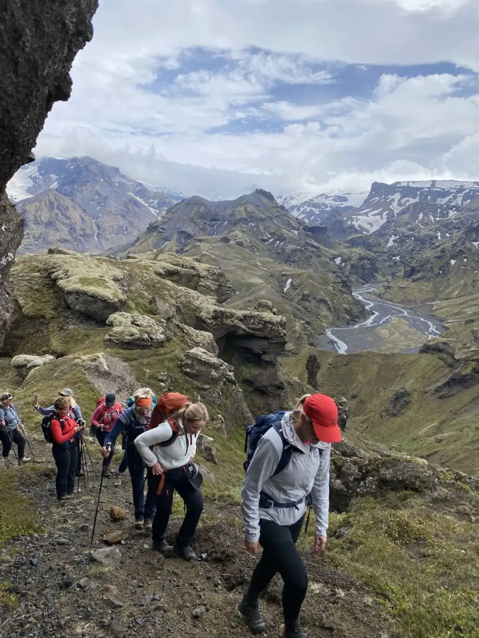 Thorsmork - mountain hiking group expedition