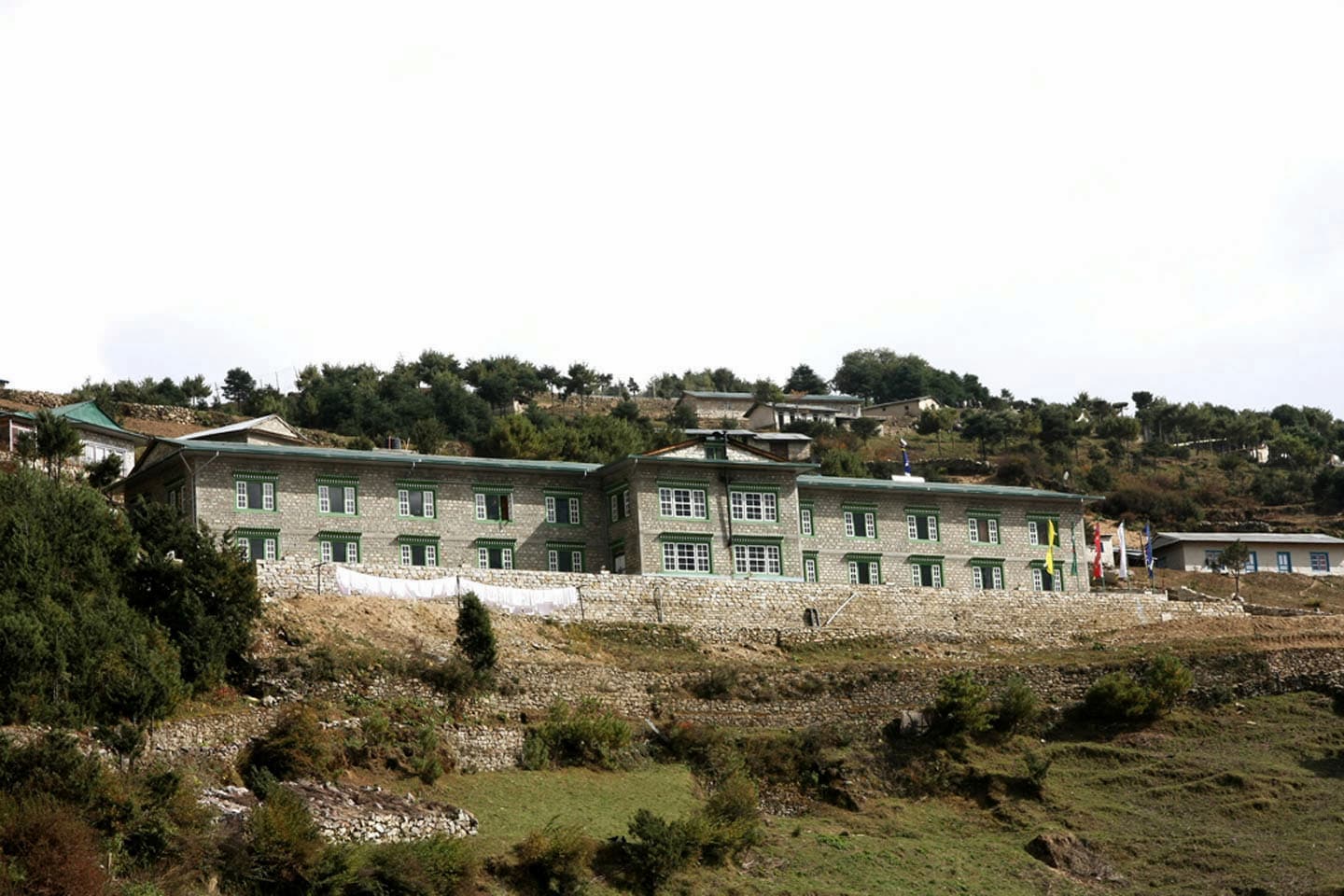 View from hotel over mountains
