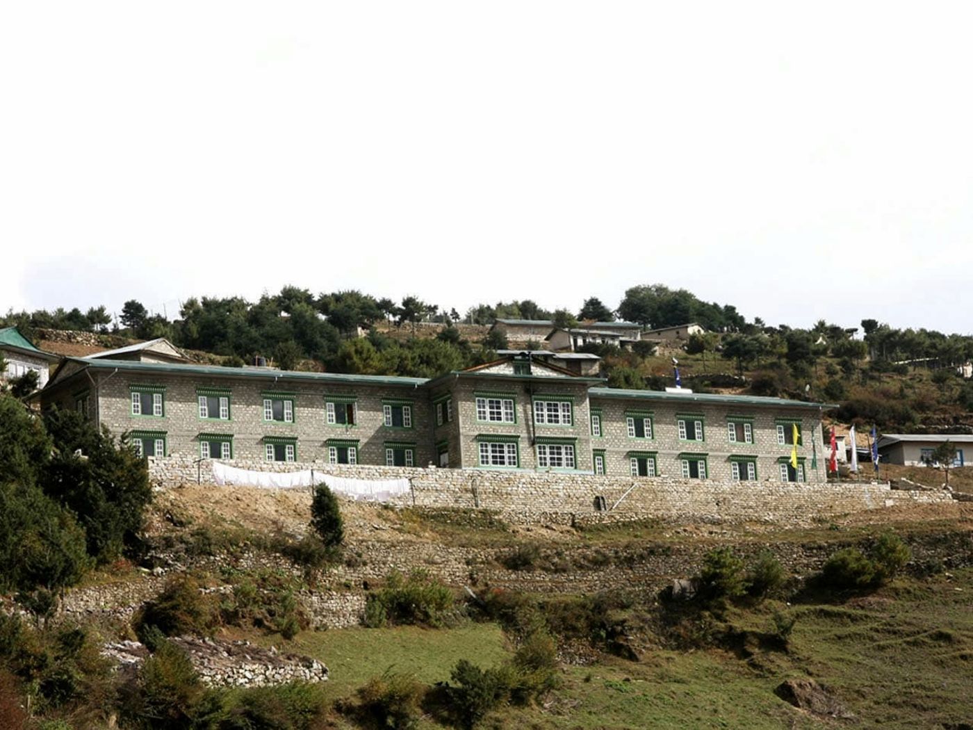 View from hotel over mountains