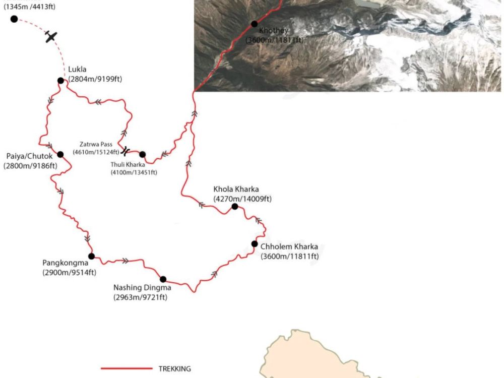 Map of rute