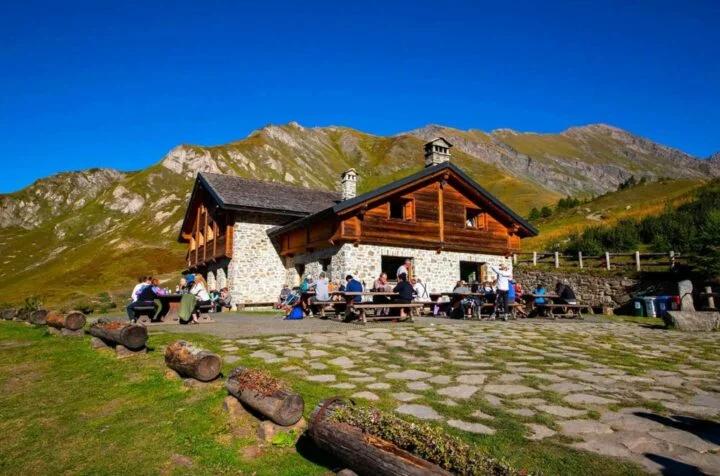 View from mountain hut