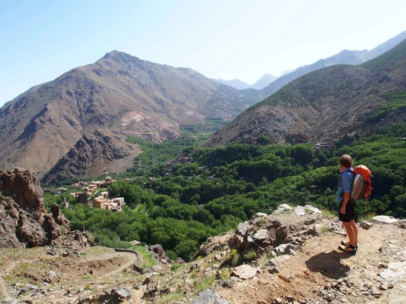 Imlil atlas mountains trek
