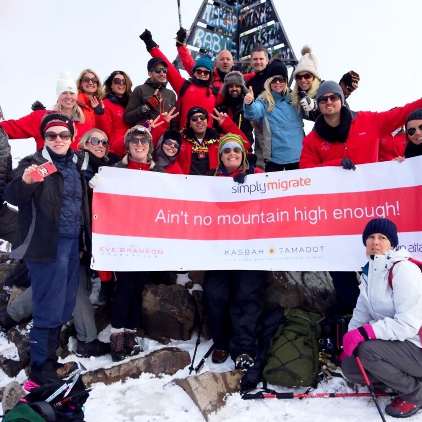 Mount Toubkal Winter Trek - Charity group
